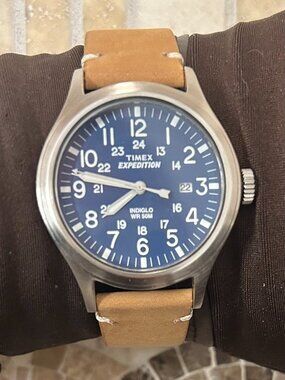Timex Expedition Inidglo Blue Men’s Military Time Watch - TW4B01800 9J - NWOB